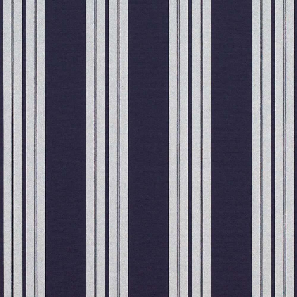 Sunbrella Captain Navy Natural Classic 4902-0000 46-Inch Stripes Awning / Shade Fabric