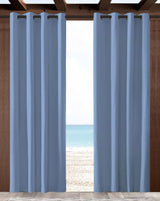 Sunbrella Cast Ocean Indoor/Outdoor Curtain Panel