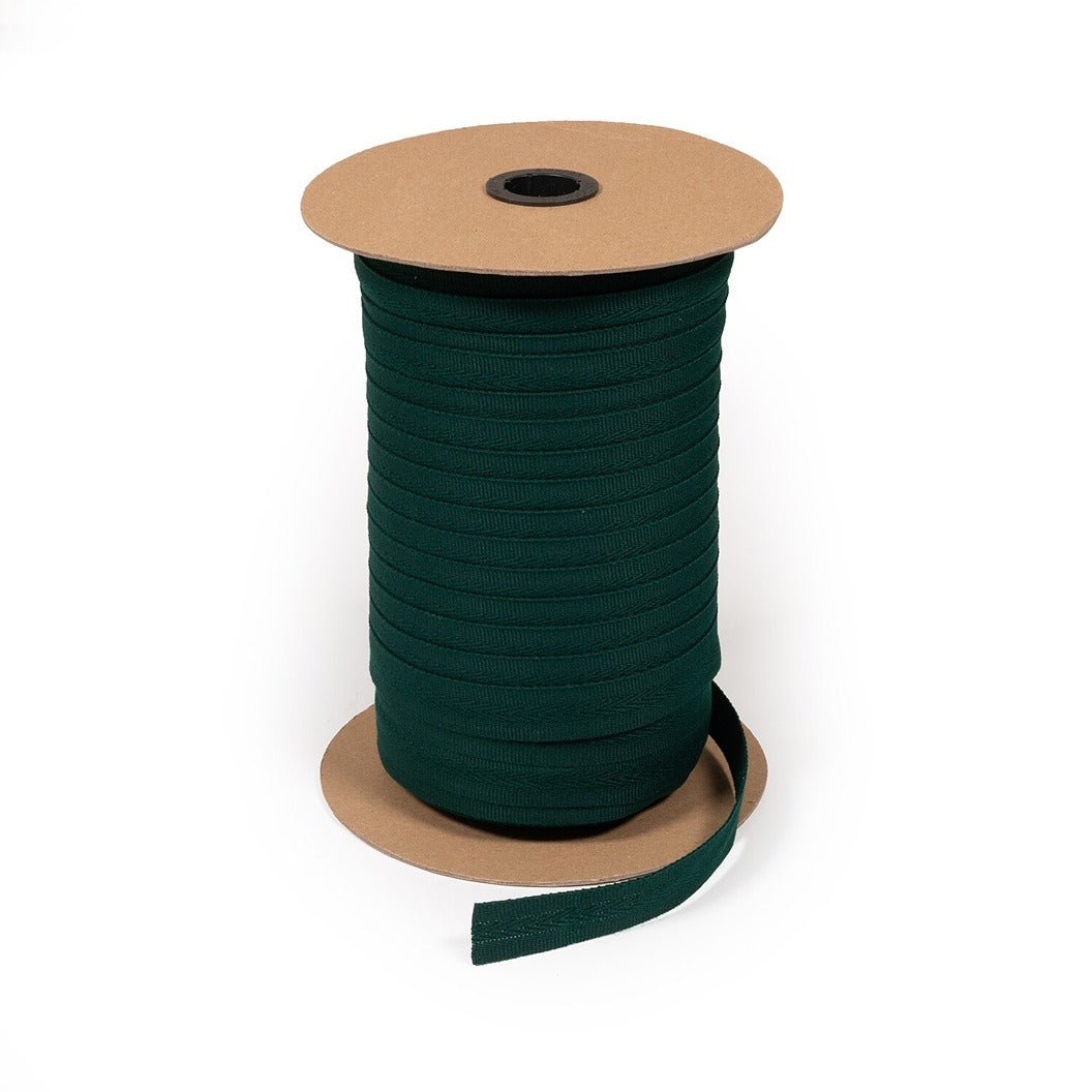 Sunbrella Centerfold Marine Binding 7/8 inch x 200 yards 1810 Forest Green