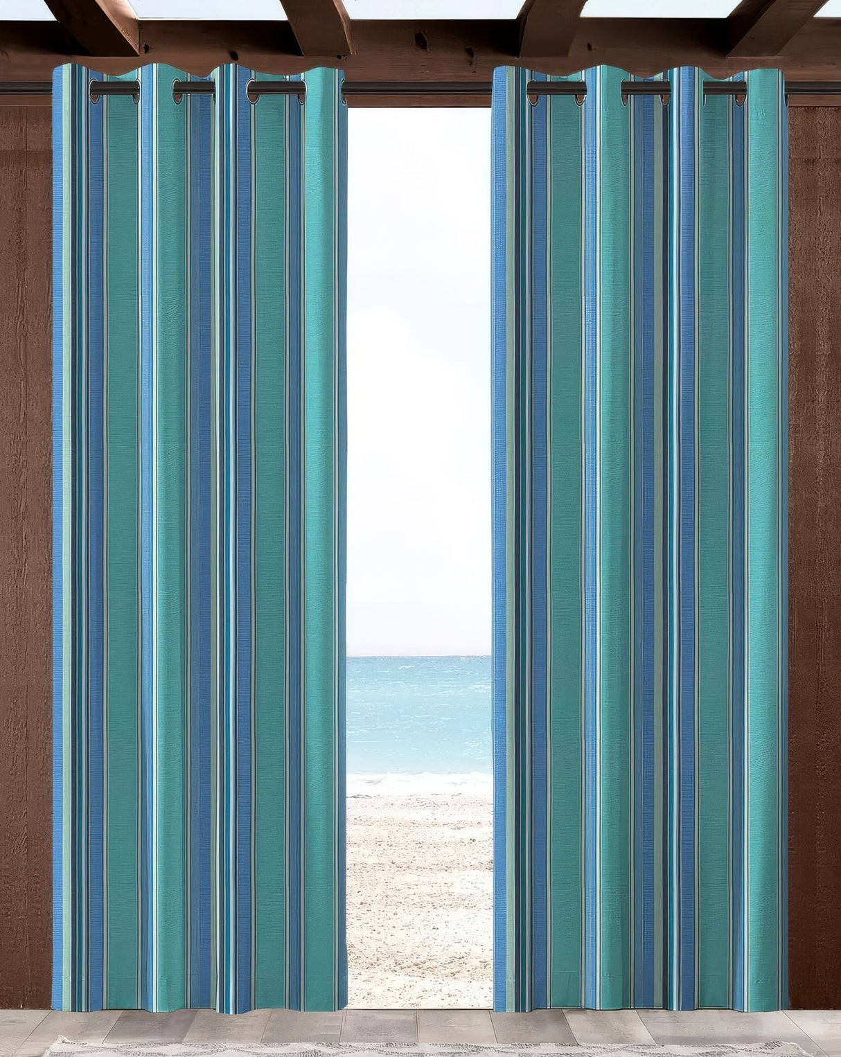 Sunbrella Dolce Oasis Indoor/Outdoor Curtain Panel