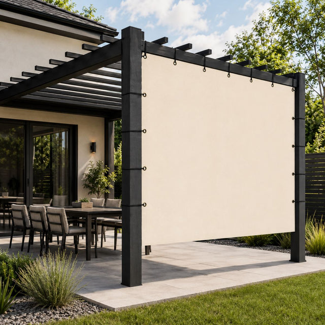 Custom Size Sunbrella Fabric Panel with Grommets