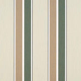 Sunbrella Fern / Heather Beige Blockstripe 4959-0000 46-Inch Stripes Awning / Shade Fabric