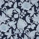 Sunbrella Floral Song Navy 146023 - 0003 Upholstery Fabric