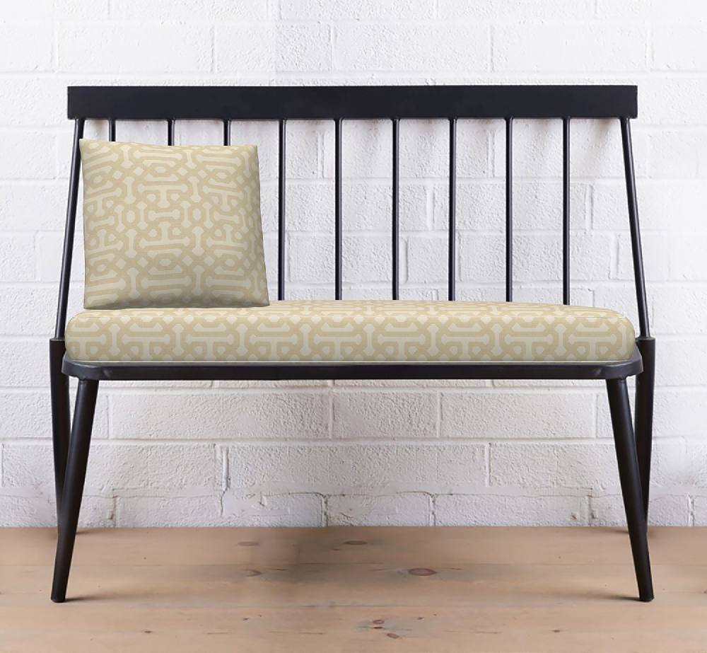 Sunbrella Fretwork Flax 45991-0001 Elements Collection Upholstery Fabric
