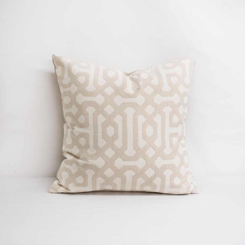 Sunbrella Fretwork Flax 45991-0001 Elements Collection Upholstery Fabric