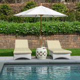 Sunbrella Fretwork Flax 45991-0001 Elements Collection Upholstery Fabric
