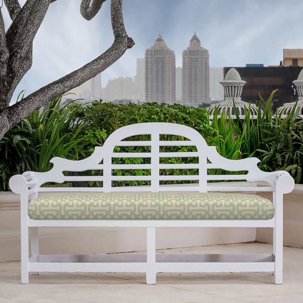 Sunbrella Fretwork Mist 45991-0000 Elements Collection Upholstery Fabric