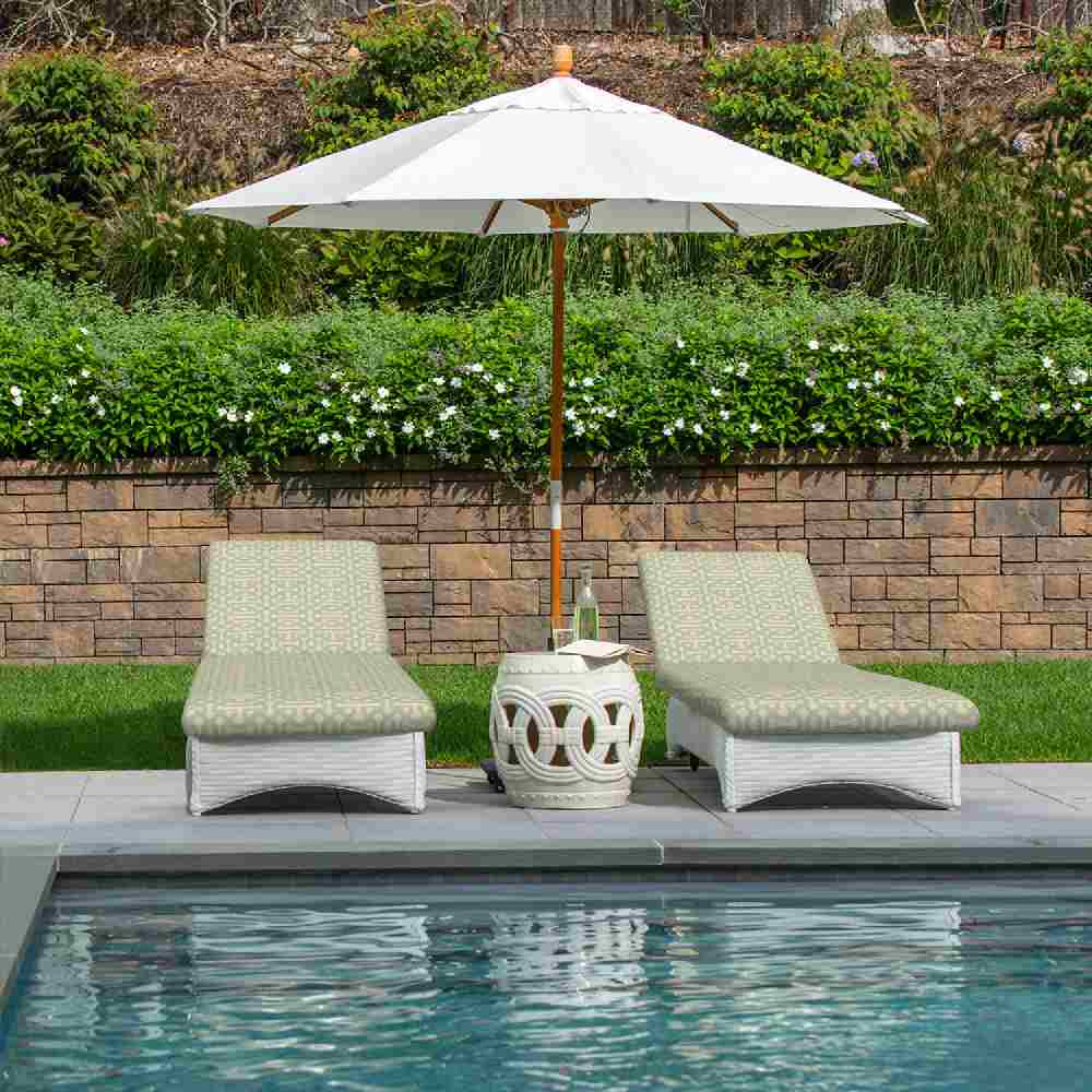 Sunbrella Fretwork Mist 45991-0000 Elements Collection Upholstery Fabric