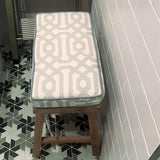 Sunbrella Fretwork Mist 45991-0000 Elements Collection Upholstery Fabric