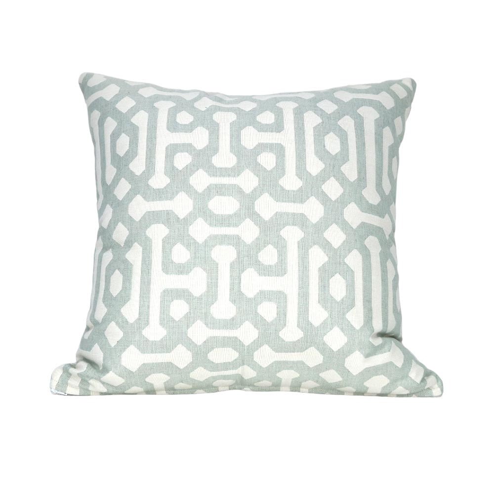 Sunbrella Fretwork Mist 45991-0000 Elements Collection Upholstery Fabric