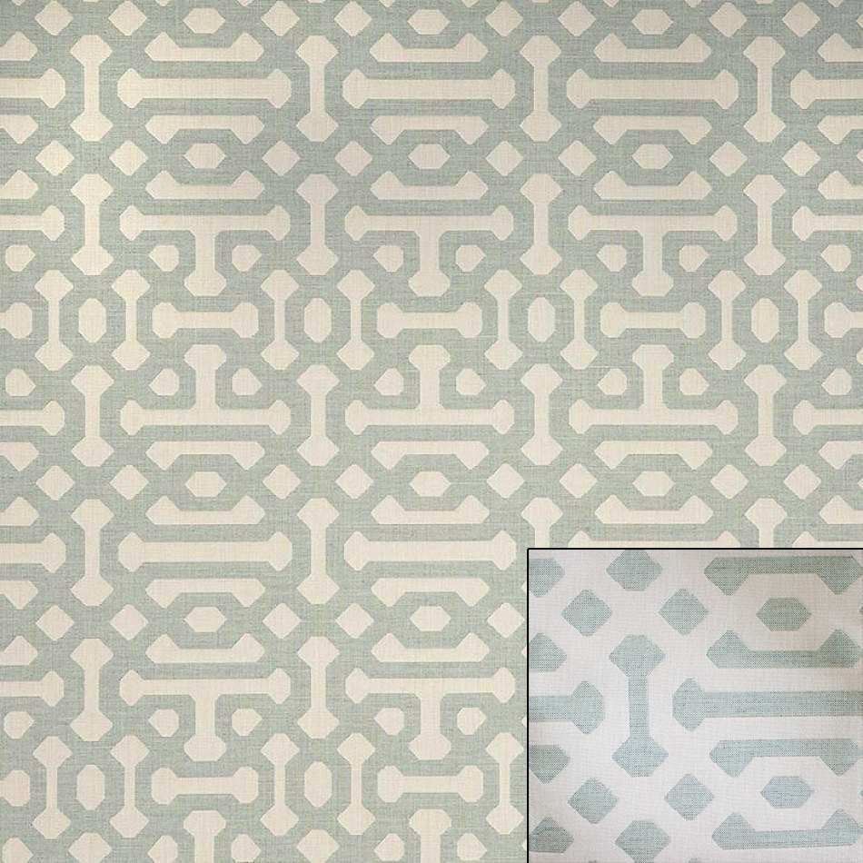 Sunbrella Fretwork Mist 45991-0000 Elements Collection Upholstery Fabric