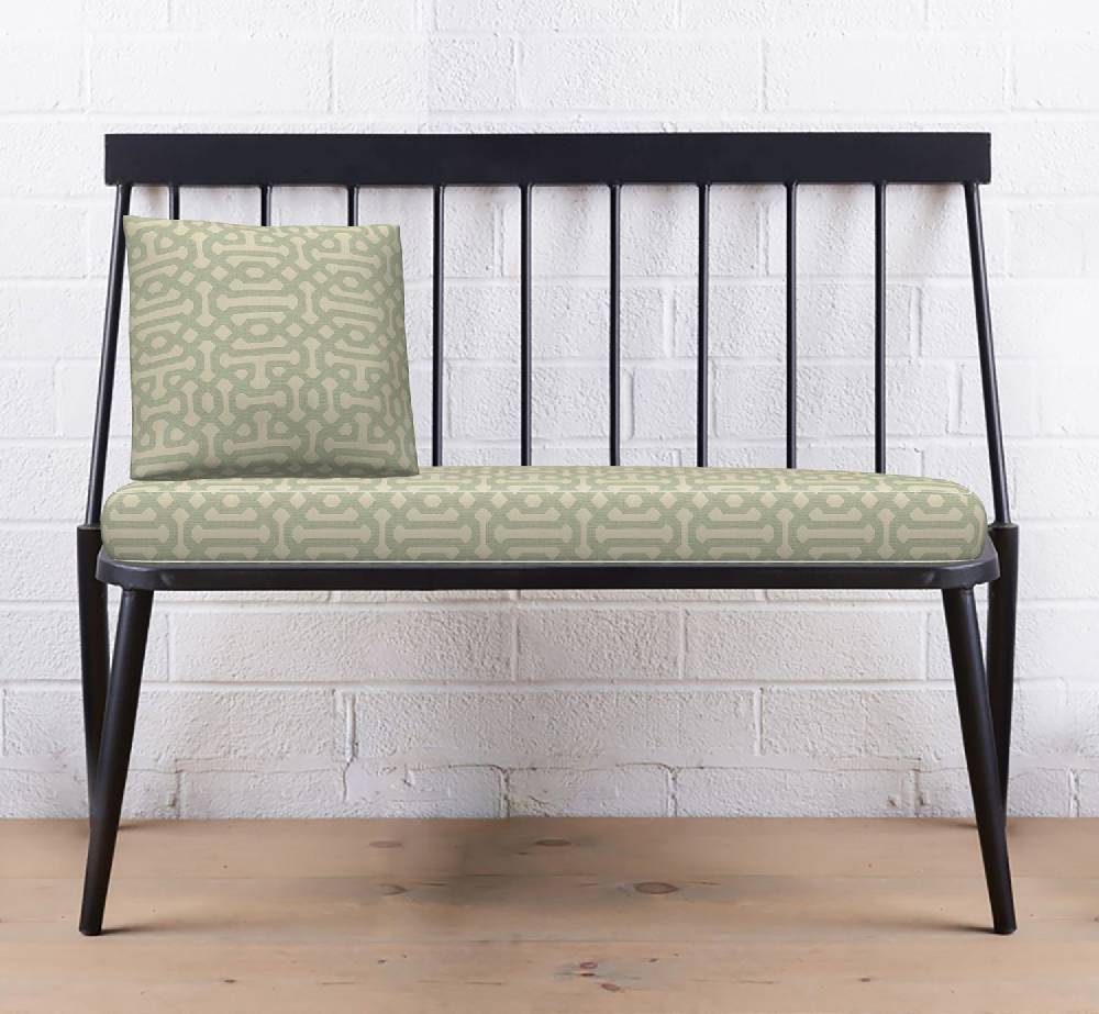 Sunbrella Fretwork Mist 45991-0000 Elements Collection Upholstery Fabric
