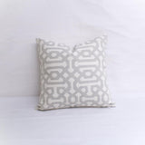 Sunbrella Fretwork Pewter 45991-0002 Elements Collection Upholstery Fabric