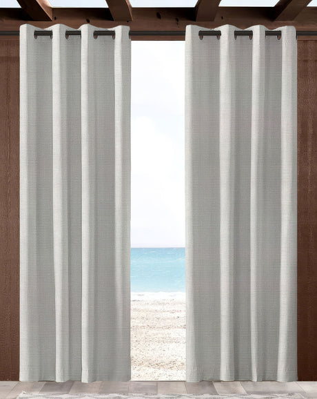 Sunbrella Idol Snow Indoor/Outdoor Curtain Panel