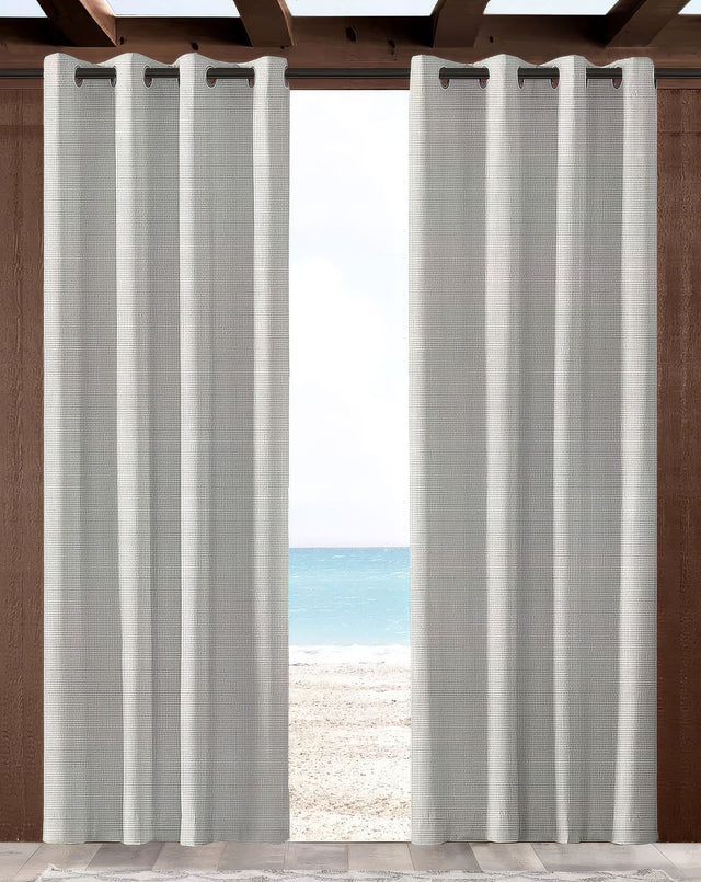 Sunbrella Idol Snow Indoor/Outdoor Curtain Panel