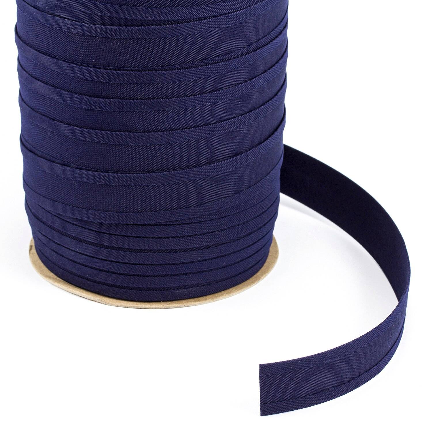 Sunbrella Marine Binding 2ET Bias Cut 1-1/4 inch x 100 yards 4646 Captain Navy