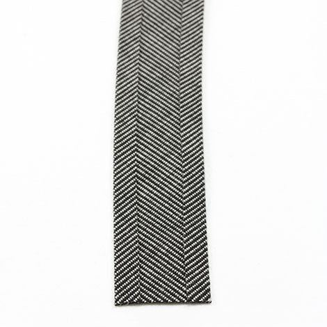 Sunbrella Marine Binding 2ET Bias Cut 1 inch x 100 yards 4607 Charcoal Tweed