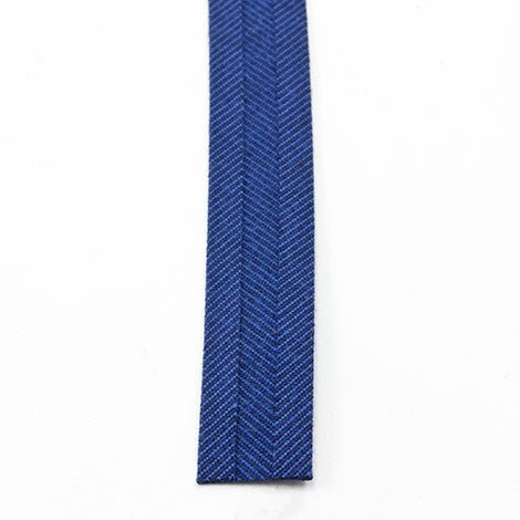 Sunbrella Marine Binding 2ET Bias Cut 3/4 inch x 100 yards 4653 Mediterranean Blue Tweed