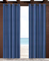 Sunbrella Milano Cobalt Indoor/Outdoor Curtain Panel