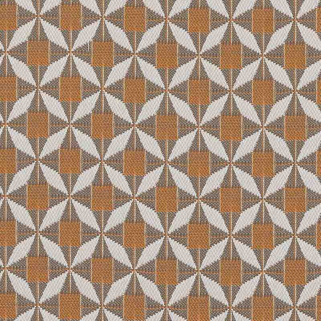 Sunbrella Mosaic Mandarine MOS J195 136 European Collection Upholstery Fabric