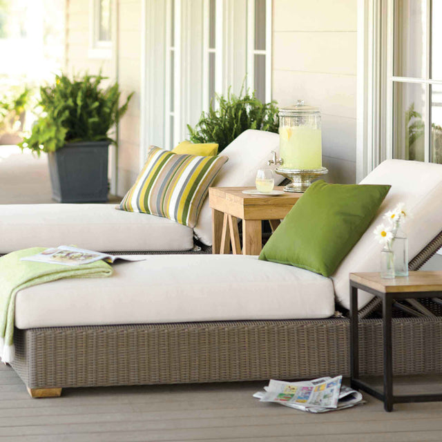 Custom Chaise Cushions - Patio Lane Home