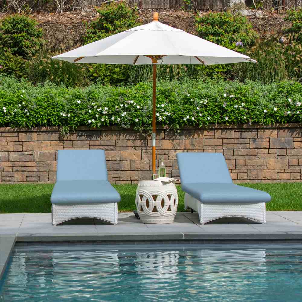 Sunbrella Pique Sky 40421-0046 Fusion Collection Upholstery Fabric