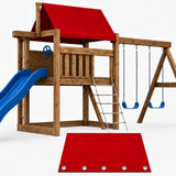 Custom Size Sunbrella Fabric Playset Canopy with Grommets