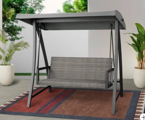 Sunbrella Replacement Canopy Cover - Agio Luna Woven Patio Swing - Cast Slate