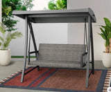 Sunbrella Replacement Canopy Cover - Agio Luna Woven Patio Swing - Cast Slate