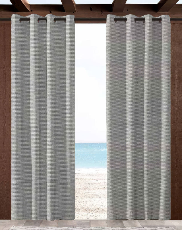 Sunbrella Sailcloth Seagull Indoor/Outdoor Curtain Panel - Patio Lane