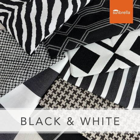 Sunbrella Sample Pack - Black / White