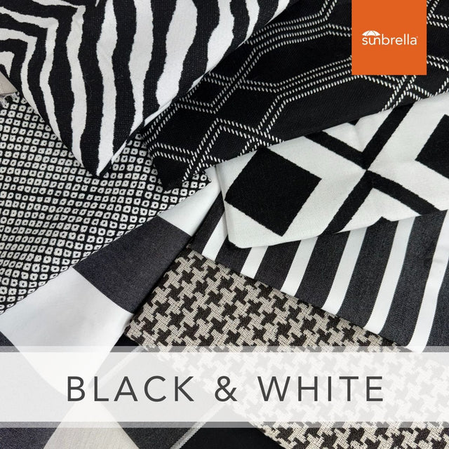 Sunbrella Sample Pack - Black / White