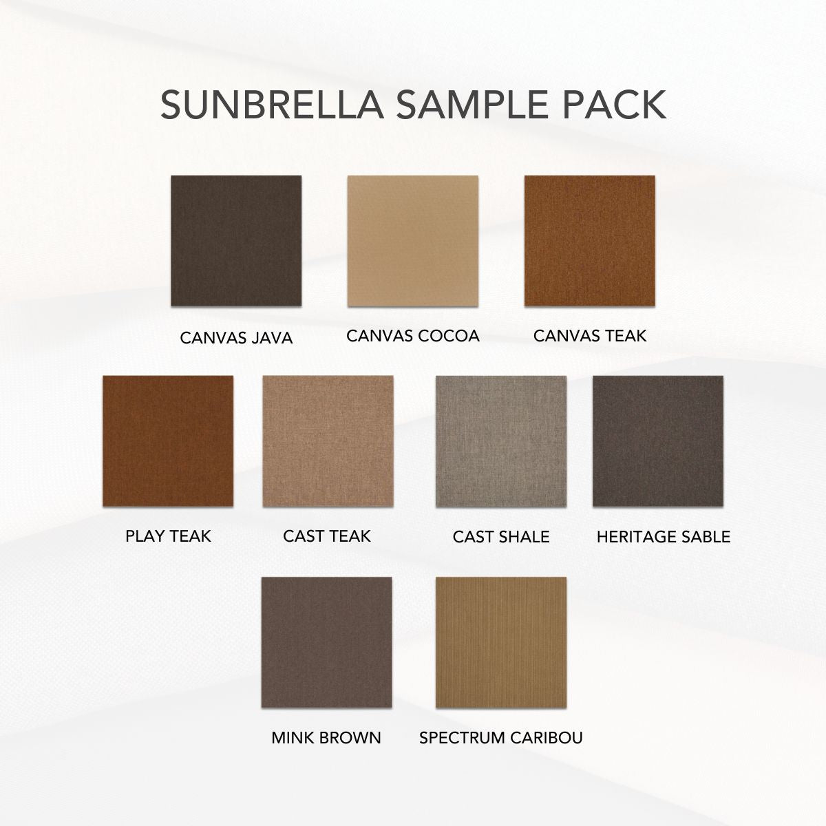 Sunbrella Sample Pack - Brown