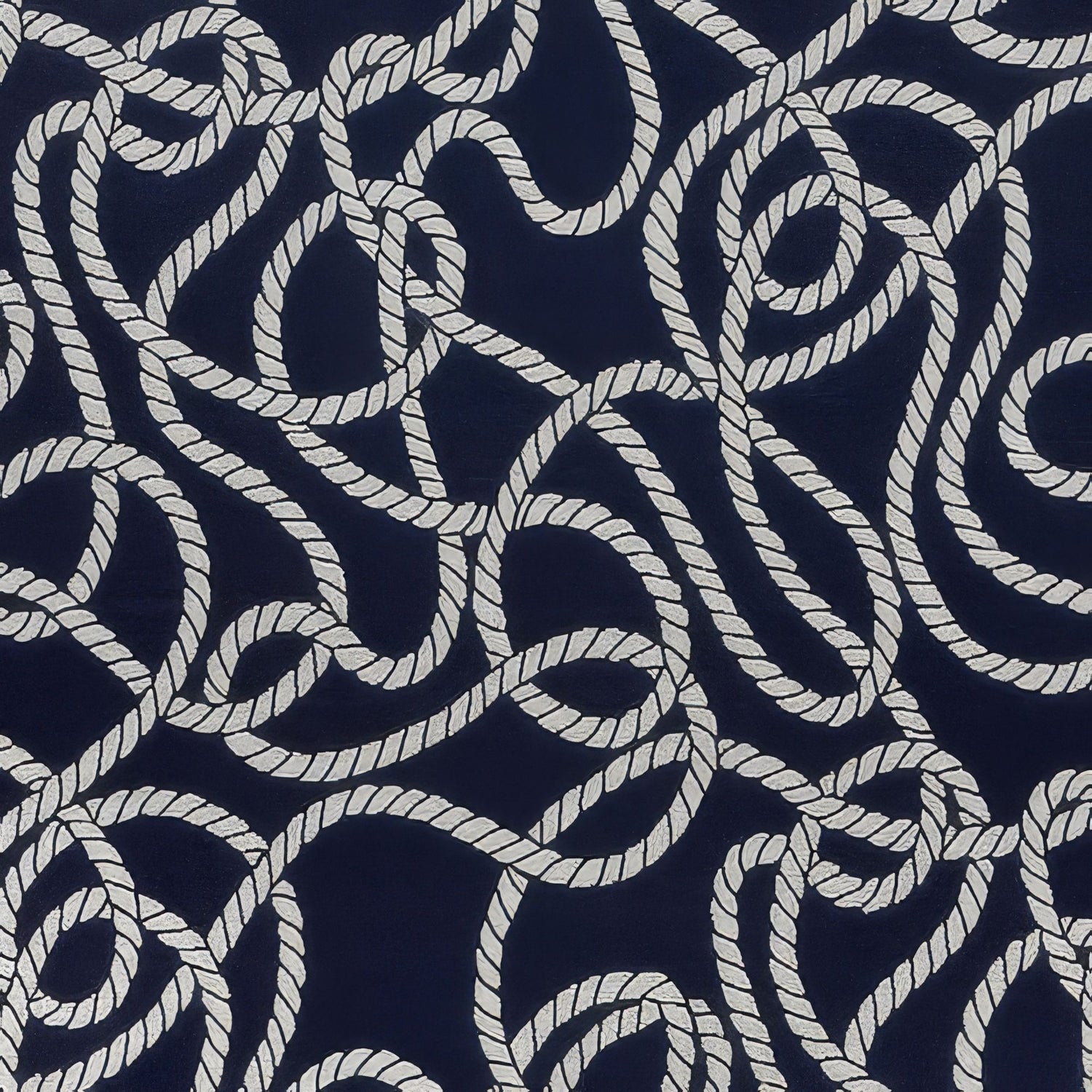 Sunbrella Maritime Nautical 145239 - 0000 Fusion Collection Upholstery Fabric