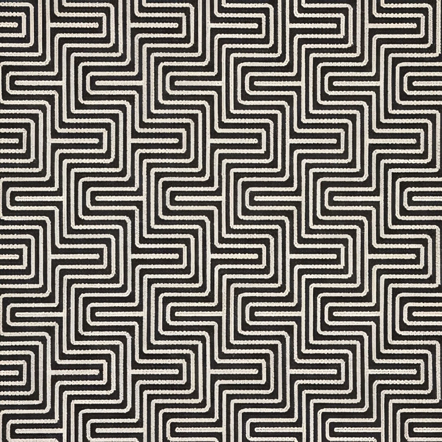 Sunbrella Key Figure Onyx 145868 - 0007 Upholstery Fabric