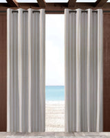Sunbrella Shore Linen Indoor/Outdoor Curtain Panel