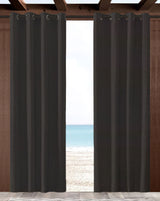 Sunbrella Spectrum Carbon Indoor/Outdoor Curtain Panel