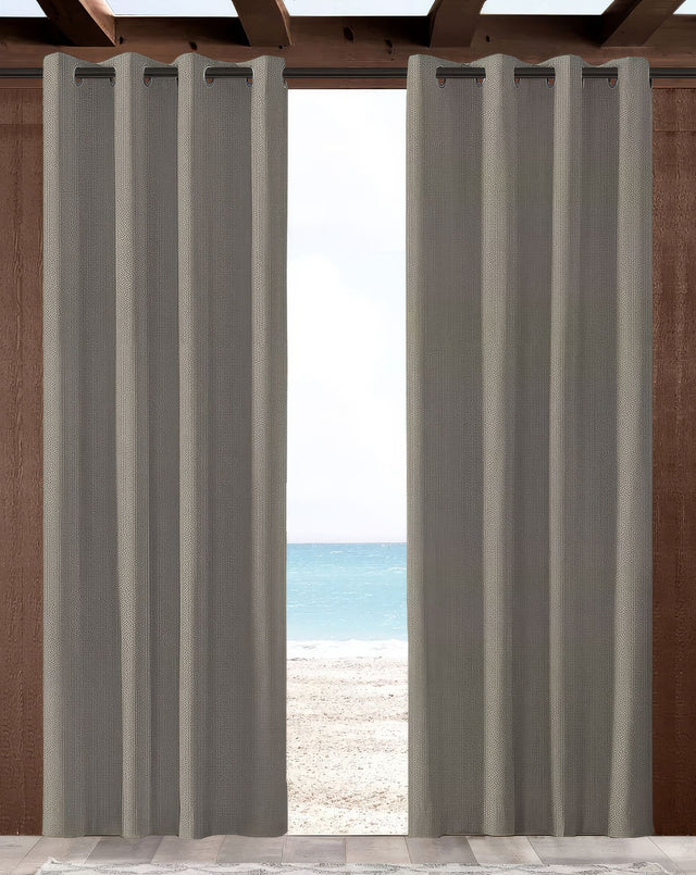 Sunbrella Spectrum Dove Indoor/Outdoor Curtain Panel