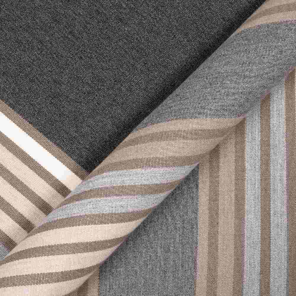Sunbrella Tillman Shale 4836-0000 46-Inch Stripes Awning / Shade Fabric