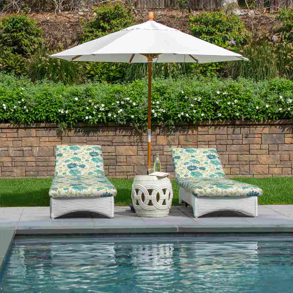Sunbrella Violetta Baltic 45760-0002 Elements Collection Upholstery Fabric
