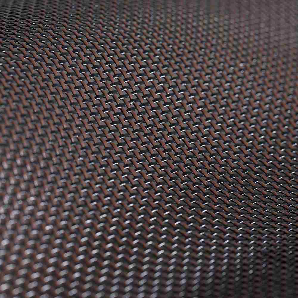 Textilene 80 Black / Brown T18DET027 126-inch Shade / Mesh Fabric