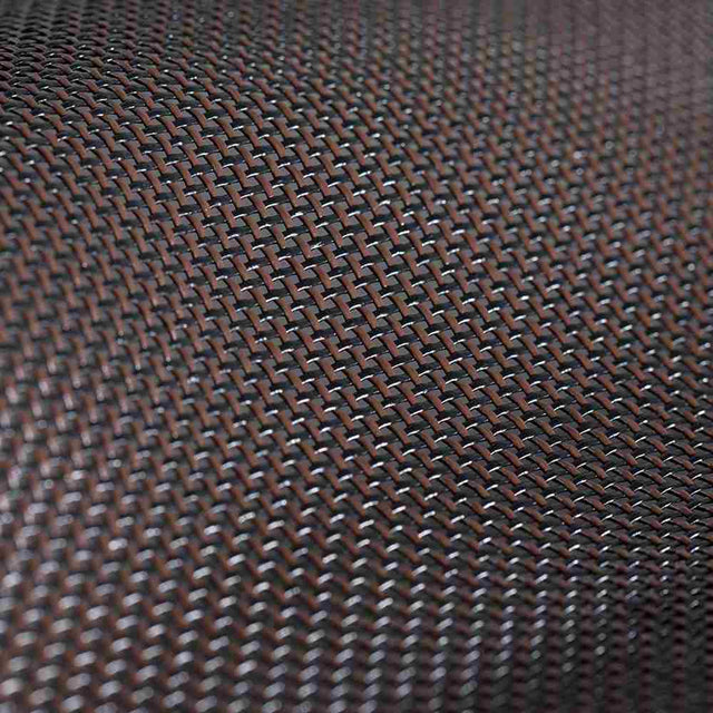 Textilene 80 Black / Brown T18DET027 126-inch Shade / Mesh Fabric