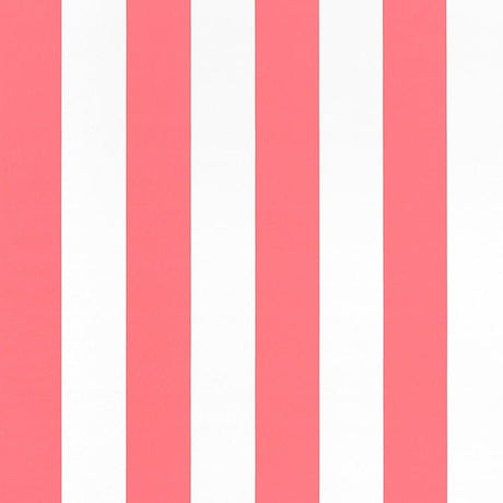 Thibaut Cabana Stripe Coral W81632 Locale Collection Upholstery Fabric