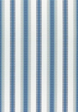 Thibaut Samba Stripe Navy and Nickel W74668 Festival Collection Upholstery Fabric