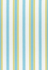 Thibaut Samba Stripe Sky and Sunshine W74671 Festival Collection Upholstery Fabric