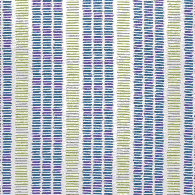 Thibaut Topsail Stripe Royal and Green Apple W73516 Landmark Collection Upholstery Fabric