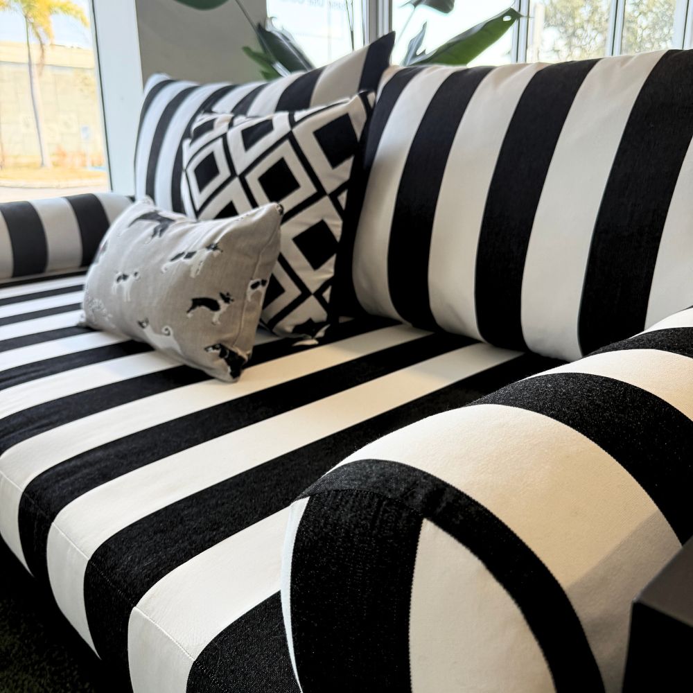 Twin Size Porch Swing Bed Cushion Cover Bundle - 75 x 39