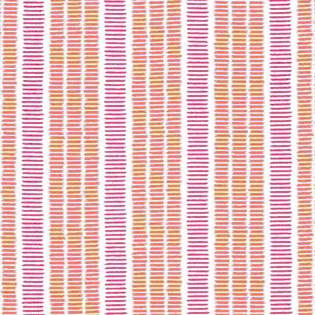 Thibaut Topsail Stripe Coral and Peony W73512 Landmark Collection Upholstery Fabric