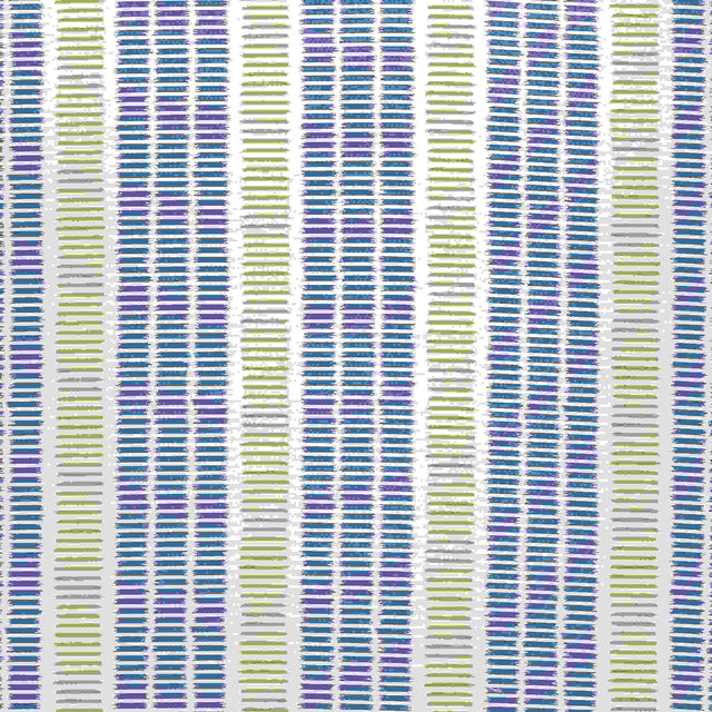 Thibaut Topsail Stripe Royal and Green Apple W73516 Landmark Collection Upholstery Fabric