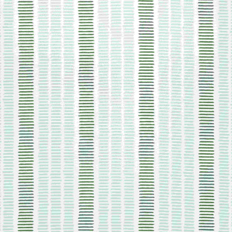 Thibaut Topsail Stripe Seafoam and Kelly Green W73517 Landmark Collection Upholstery Fabric
